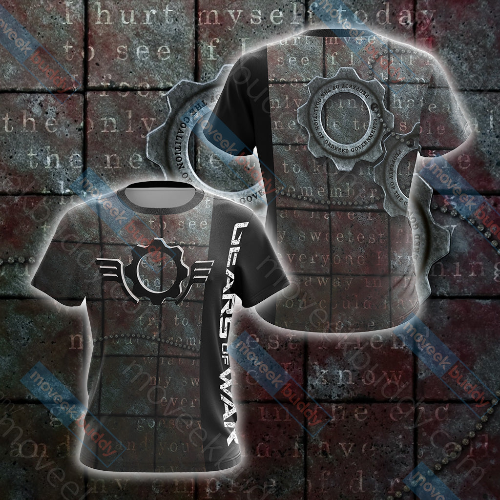 Gears of War New Unisex 3D T-shirt   