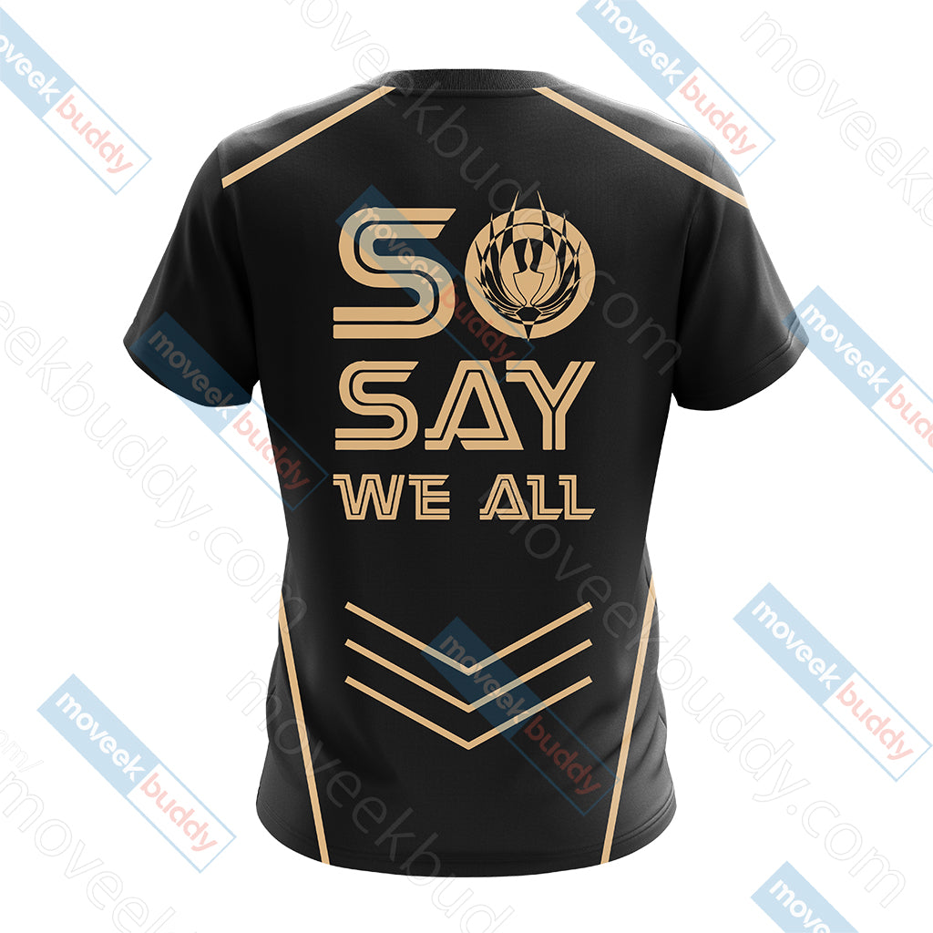Battlestar Galactica New Look Unisex 3D T-shirt   