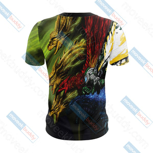 Godzilla King Of The Monsters New Unisex 3D T-shirt   