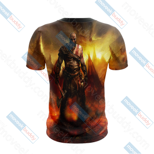 God Of War - Kratos Unisex 3D T-shirt   