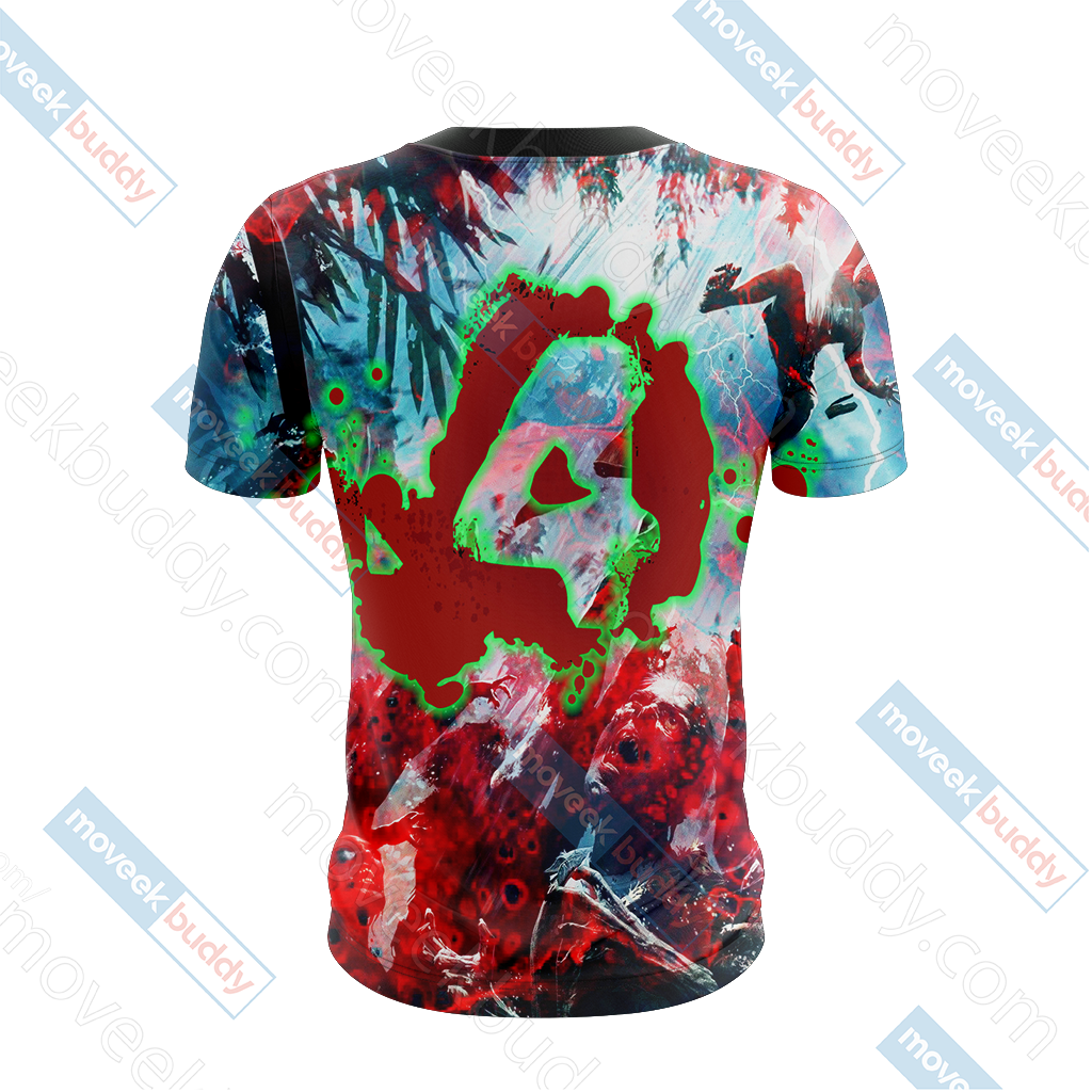 Left 4 Dead Symbol Unisex 3D T-shirt   