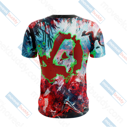 Left 4 Dead Symbol Unisex 3D T-shirt   