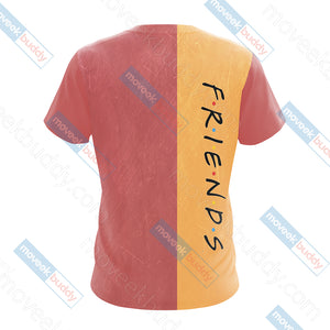 Friends He Is A Wonderful Person Hugsy Unisex 3D T-shirt   