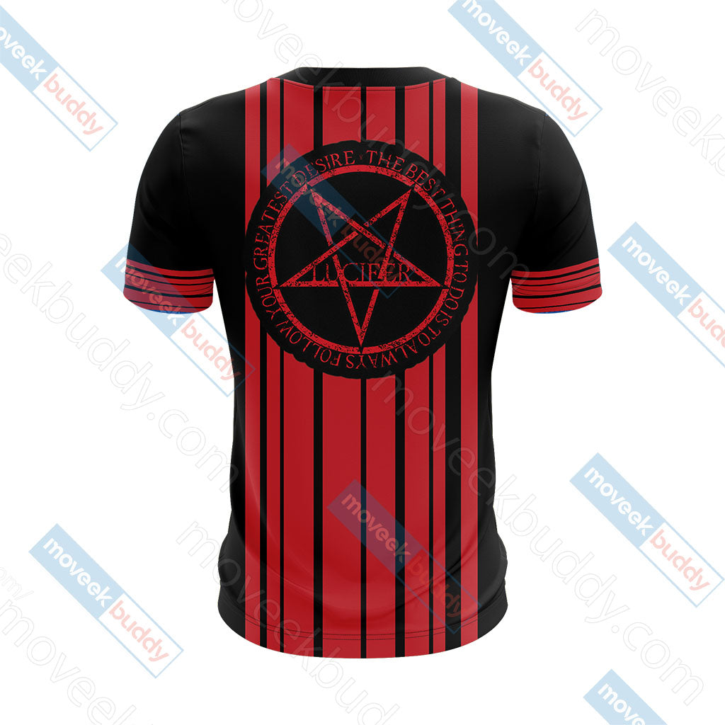 Lucifer New Look Unisex 3D T-shirt   