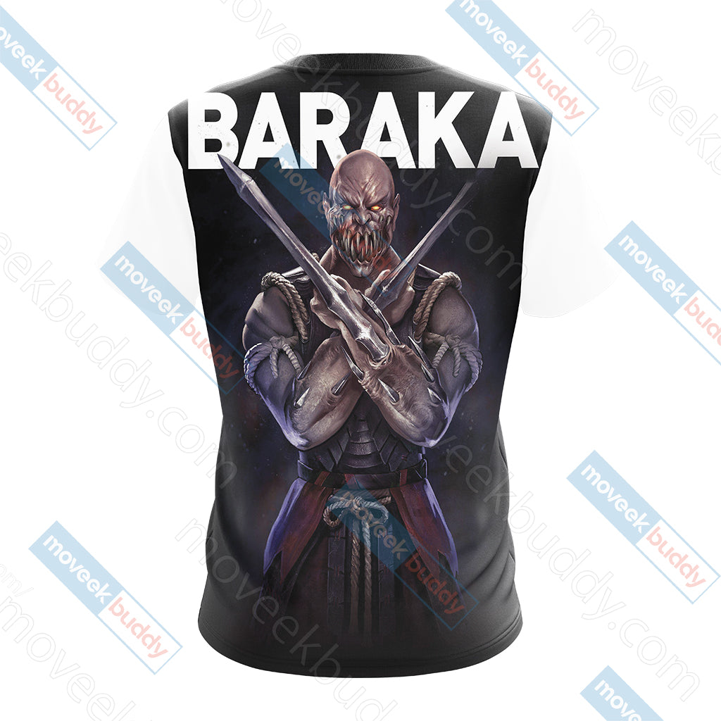 Mortal Kombat Baraka New Unisex 3D T-shirt   