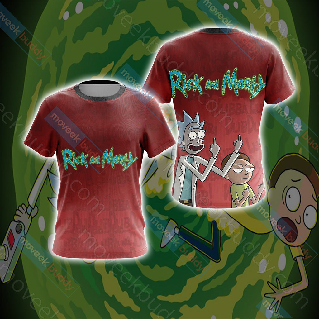 Rick and Morty New Look Worlds Unisex 3D T-shirt US/EU S (ASIAN L)  