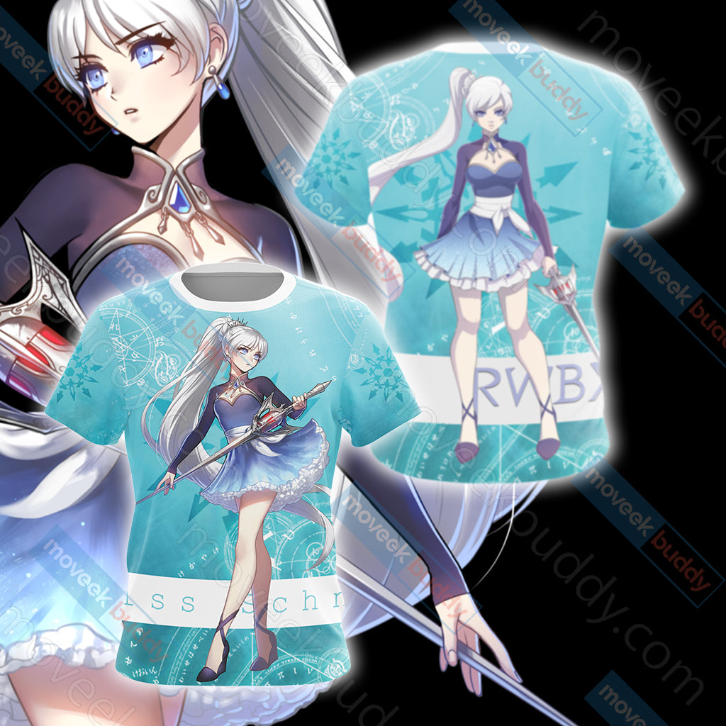 RWBY - Weiss Schnee New Unisex 3D T-shirt   