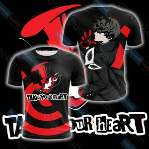 Persona 5 - Phantom Thieves Symbol Unisex 3D T-shirt   