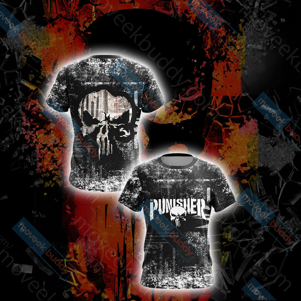 The Punisher New Version Unisex 3D T-shirt   