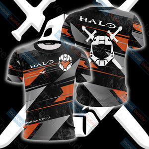 Halo - Spartans Helmet Unisex 3D T-shirt US/EU S (ASIAN L)  