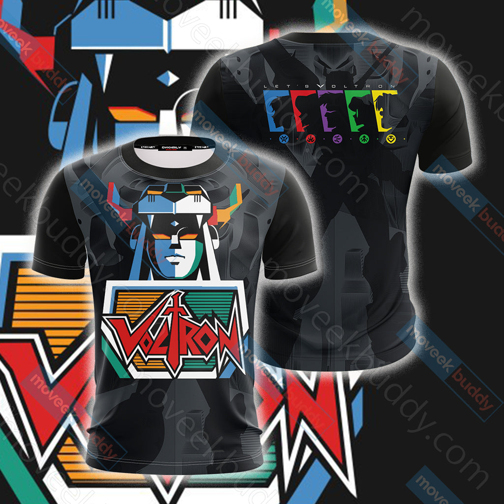 Voltron: Legendary Defender New Unisex 3D T-shirt   