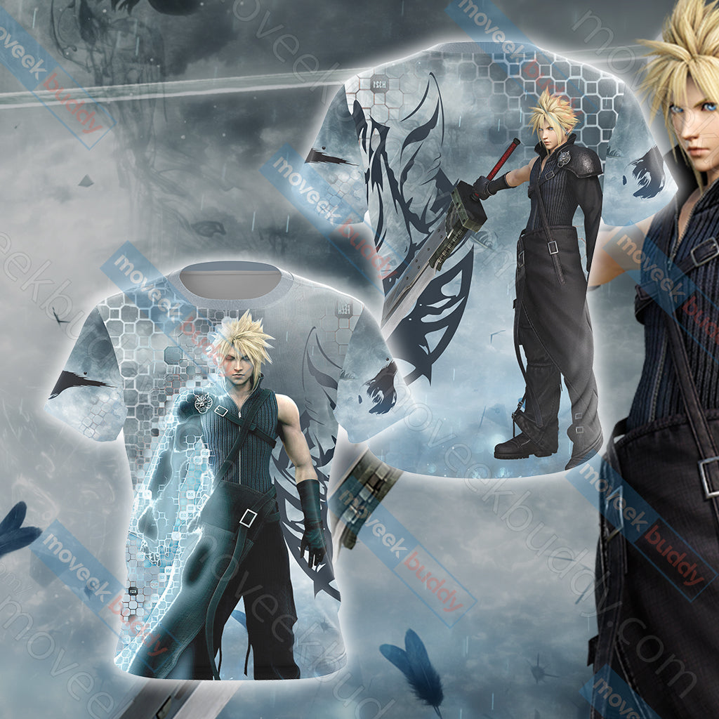 Final Fantasy VII New Look Unisex 3D T-shirt - MoveekBuddyShop