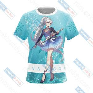 RWBY - Weiss Schnee New Unisex 3D T-shirt   