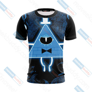 Gravity Falls - Bill Cipher Wheel Unisex 3D T-shirt   