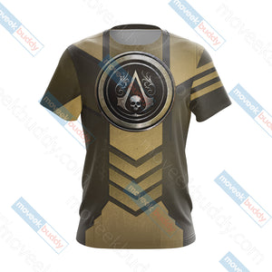 Assassin's Creed Black Flag Unisex 3D T-shirt   