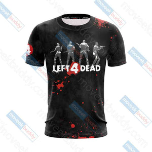 Left 4 Dead New Look Unisex 3D T-shirt   