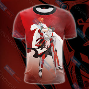 Elsword Lord Knight Unisex 3D T-shirt   