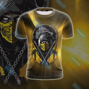 Mortal Kombat Scorpion New Look Unisex 3D T-shirt   