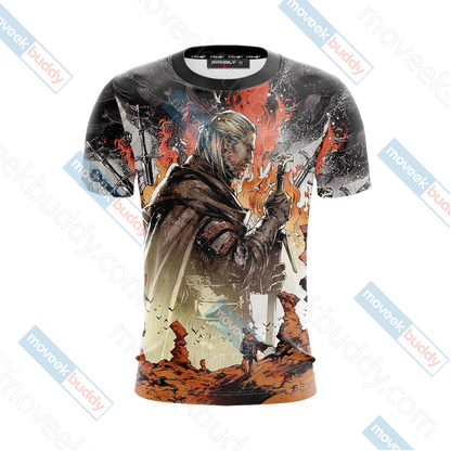 The Witcher New Version Unisex 3D T-shirt   