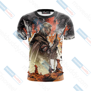 The Witcher New Version Unisex 3D T-shirt   