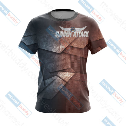Sudden Attack Unisex 3D T-shirt   