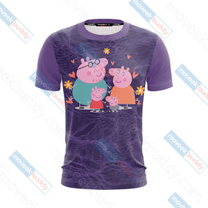 Peppa Pig Unisex 3D T-shirt   