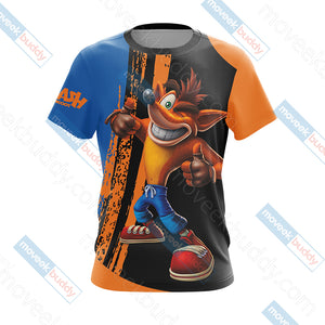 Crash Bandicoot New Look Unisex 3D T-shirt   