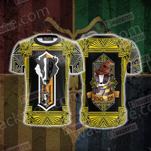 Harry Potter - Knowledge Hufflepuff House Unisex 3D T-shirt   