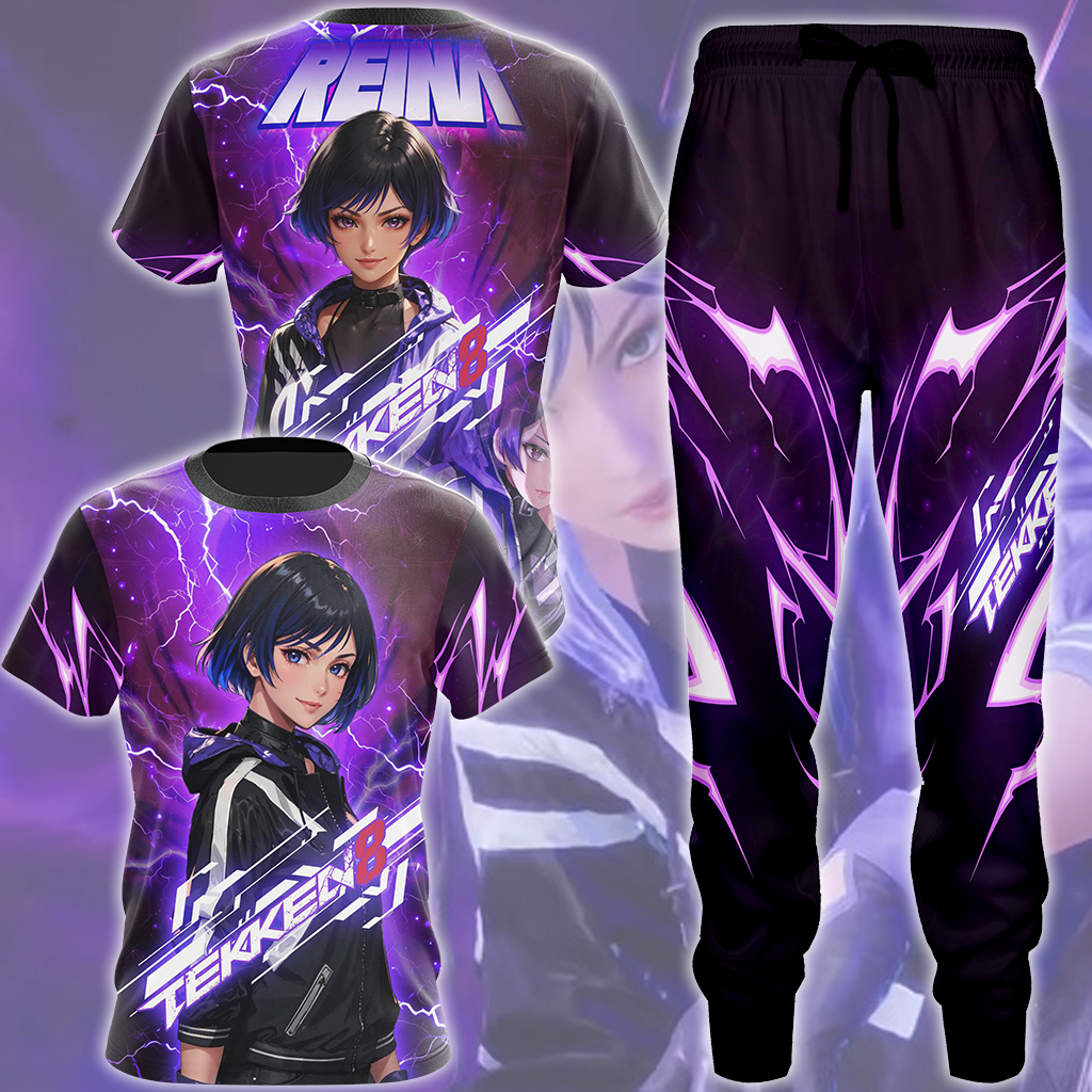 Tekken 8 Reina Video Game All Over Printed T-shirt Tank Top Zip Hoodie Pullover Hoodie Hawaiian Shirt Beach Shorts Joggers   