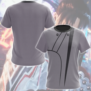 Tekken 8 Jin Kazama Cosplay Video Game All Over Printed T-shirt Tank Top Zip Hoodie Pullover Hoodie Bomber Jacket Hawaiian Shirt Beach Shorts Joggers T-shirt S 