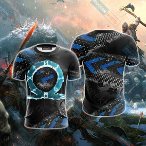 God Of War Unisex 3D T-shirt S  