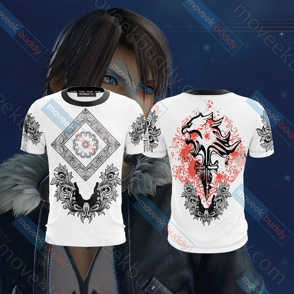 Squall Leonhart Final Fantasy Unisex 3D T-shirt   