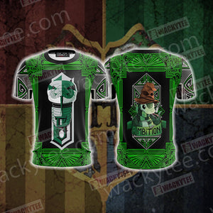 Harry Potter - Ambition Slytherin House Unisex 3D T-shirt T-shirt S 