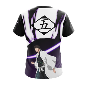Bleach Aizen Sōsuke Unisex 3D T-shirt Zip Hoodie Pullover Hoodie   