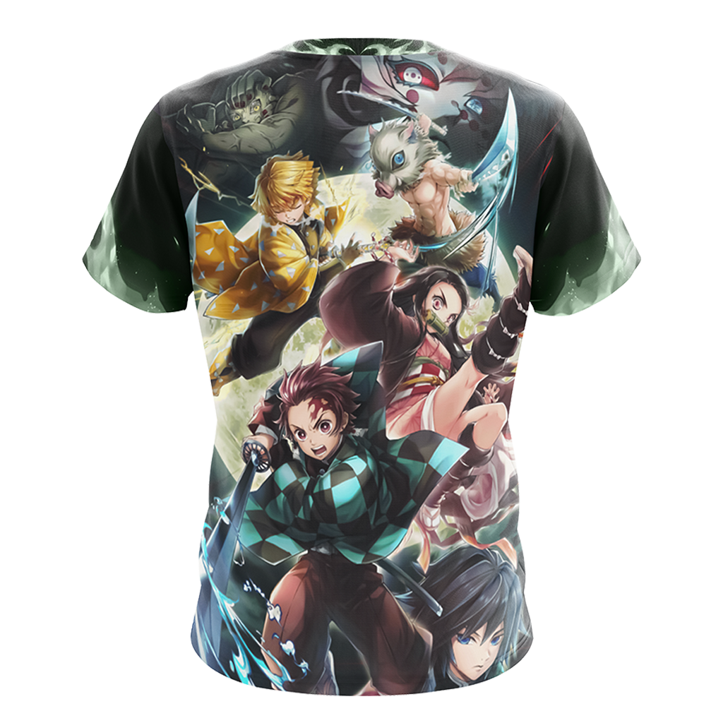 Demon Slayer: Kimetsu no Yaiba Unisex 3D T-shirt Zip Hoodie Pullover Hoodie   