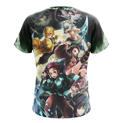 Demon Slayer: Kimetsu no Yaiba Unisex 3D T-shirt Zip Hoodie Pullover Hoodie   