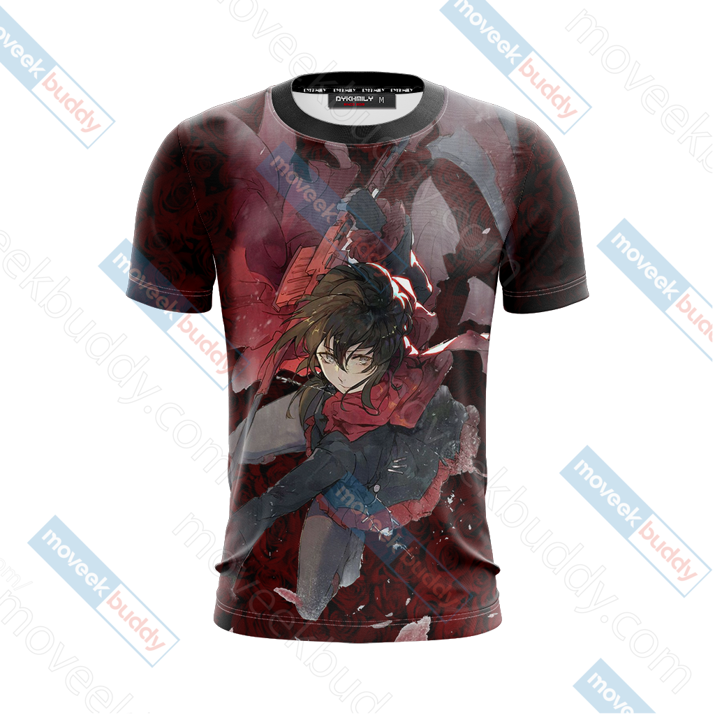 RWBY Ruby Rose New Look 3D T-shirt   