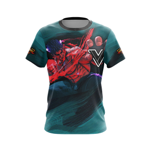 Street Fighter V Unisex 3D T-shirt   