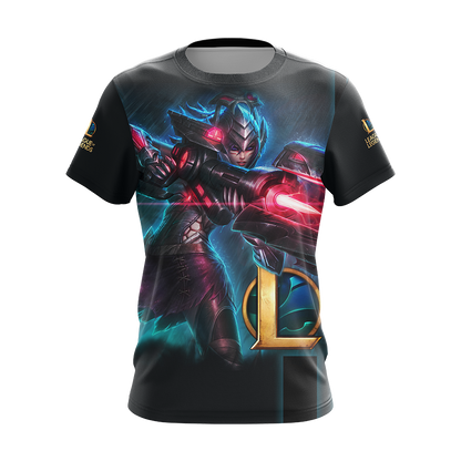 League of Legends - Caitlyn Champion Unisex 3D T-shirt   