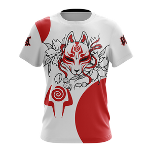 Ninetail Fox Spirit Unisex 3D T-shirt   