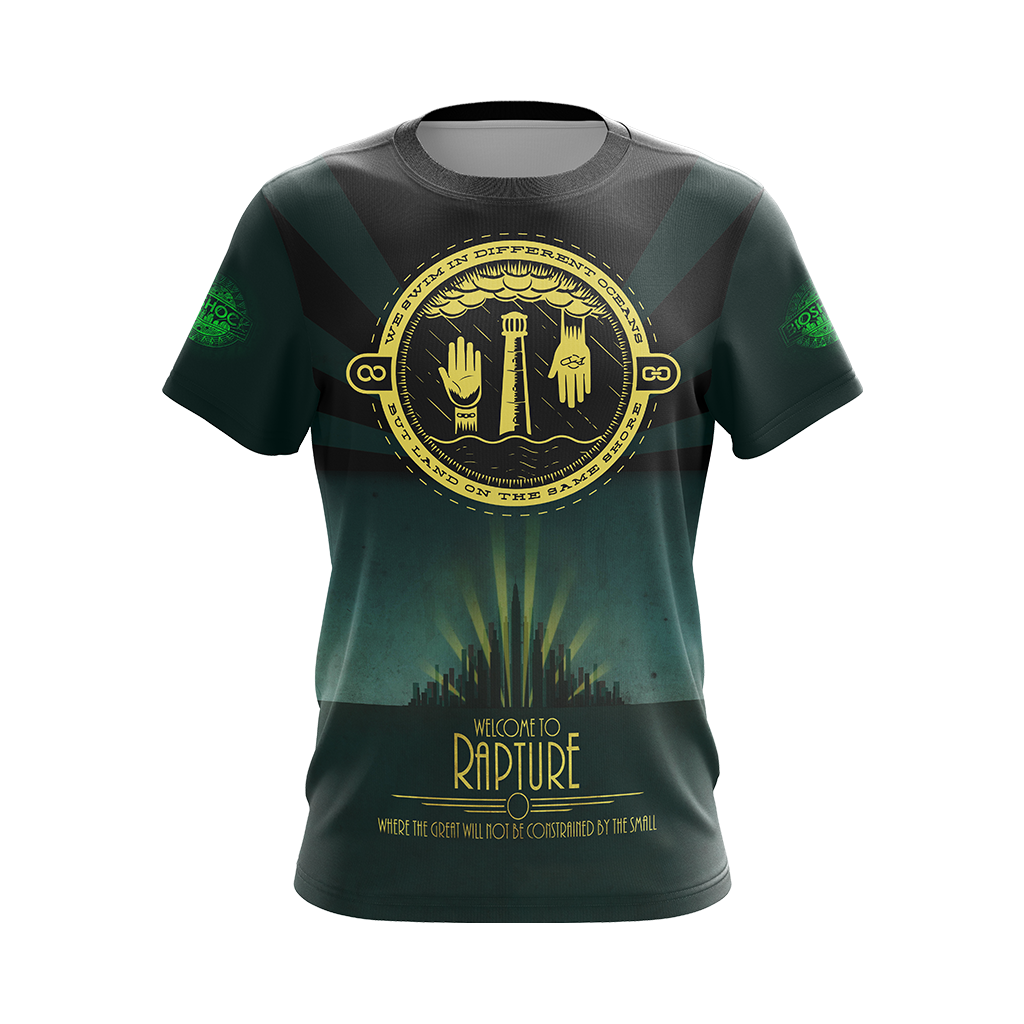 BioShock - No Gods Or Kings Only Man Unisex 3D T-shirt   
