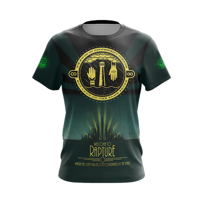 BioShock - No Gods Or Kings Only Man Unisex 3D T-shirt   