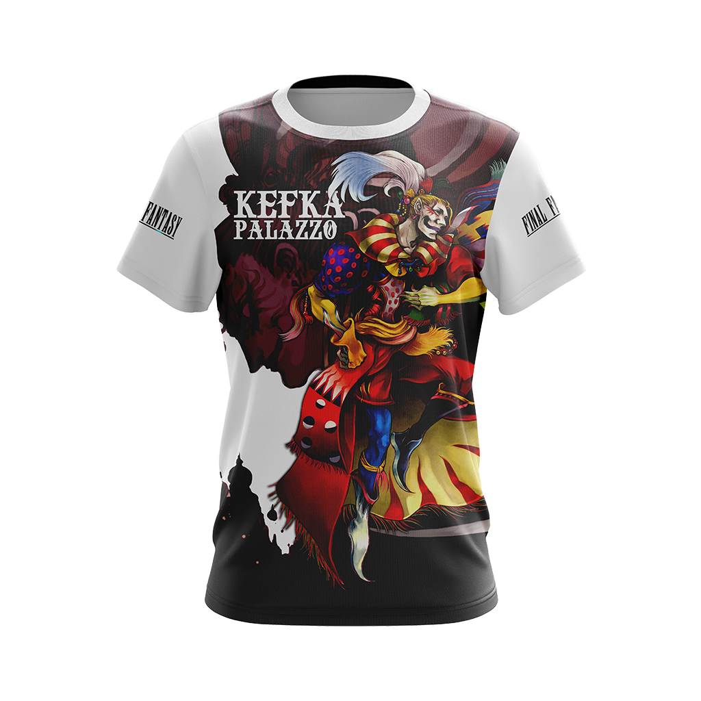 Final Fantasy Kefka Clown Unisex 3D T-shirt   