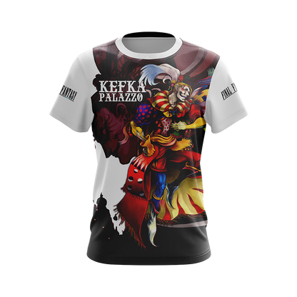 Final Fantasy Kefka Clown Unisex 3D T-shirt   
