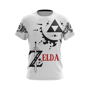 The Legend Of Zelda T-shirt Zip Hoodie Pullover Hoodie   