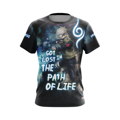 Naruto Kakashi - Got Lost In The Path Of Life Unisex 3D T-shirt Zip Hoodie Pullover Hoodie   