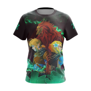 The Legend Of Zelda: Breath Of The Wild (BotW) Link, Zelda And Ganondorf Unisex 3D T-shirt   