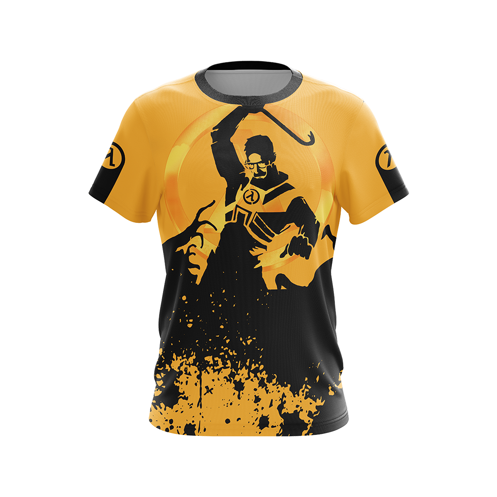 Half-Life - The One Free Man Unisex 3D T-shirt   