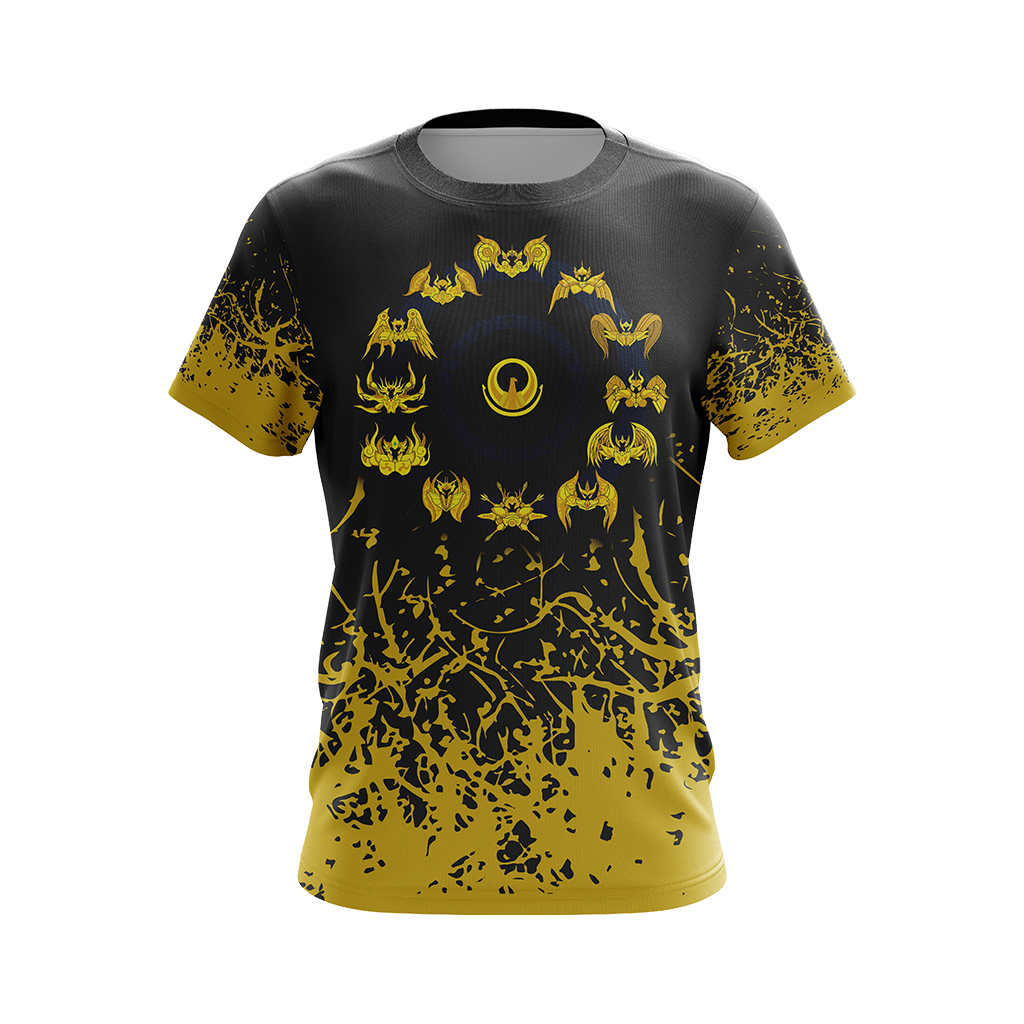 Saint Seiya Logo Unisex 3D T-shirt   