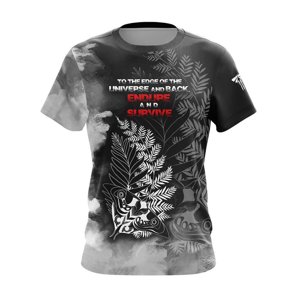 The Last Of Us  - To The Edge Of The Universe And Back. Endure And Survive Unisex 3D T-shirt Zip Hoodie   